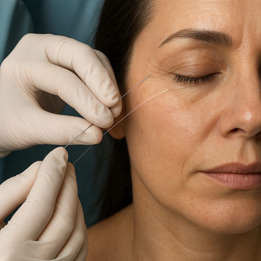 Jak wygląda zabieg liftingu okolic oczu nićmi