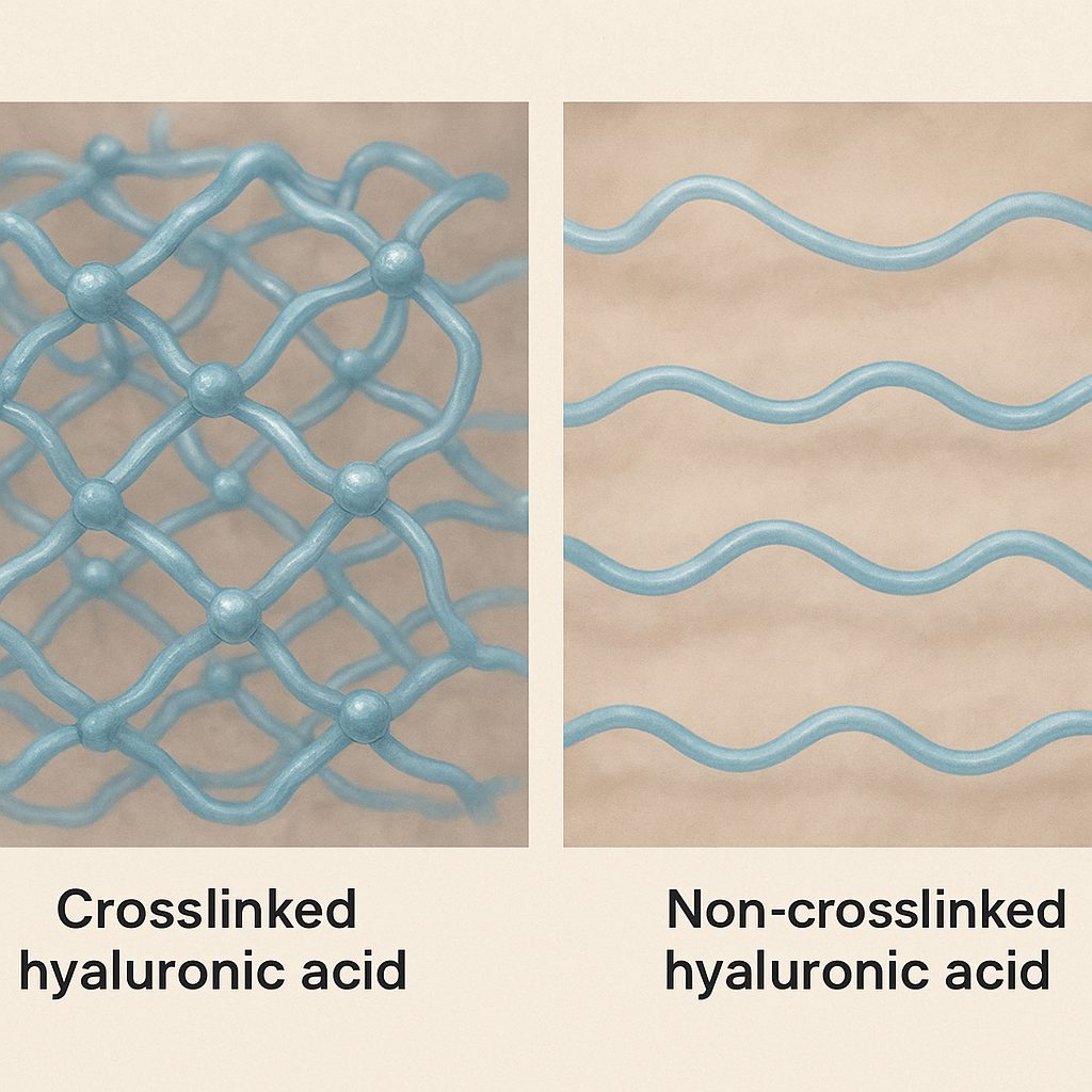 Czym różni się kwas hialuronowy usieciowany od nieusieciowanego