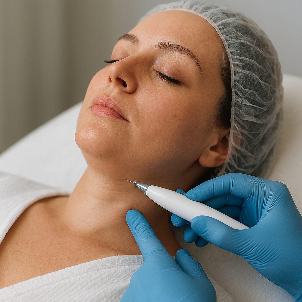 Jak wygląda zabieg redukcji podwójnego podbródka